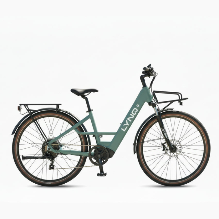 LYNQ Current E-Bike | Connected City Commuter with Cargo Rack