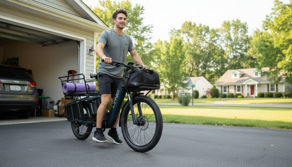 LYNQ Relay Cargo E-Bike | City Utility Made Simple